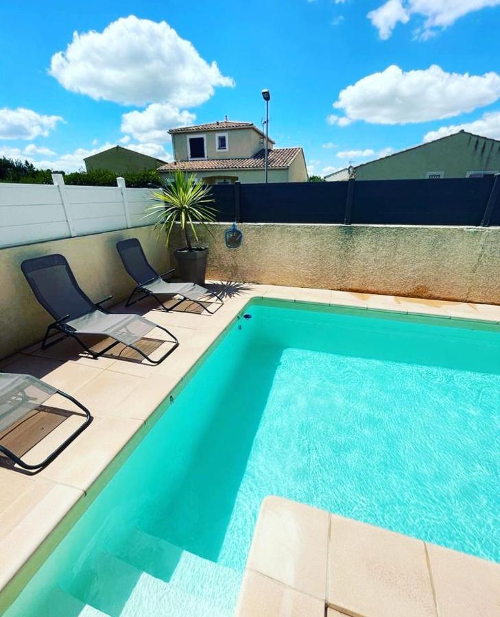 La Villa de l'Olivier piscine privée et parking Carcassonne Extérieur photo