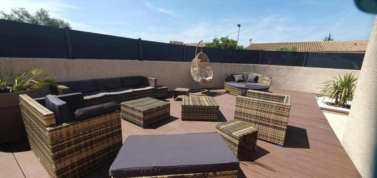 La Villa de l'Olivier piscine privée et parking Carcassonne Extérieur photo